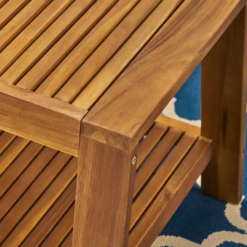 Set da conversazione da patio 4 pezzi Grenada in acacia - Christopher Knight Home