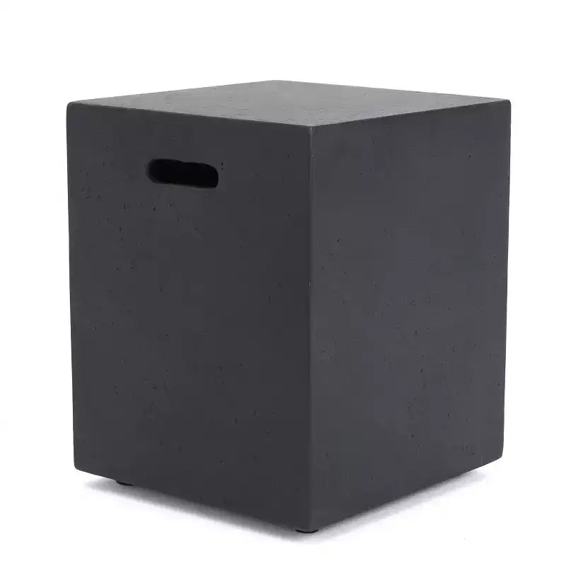 Set da salotto Cape Coral 5 pezzi in alluminio e MGO con tavolo a focolare - Christopher Knight Home