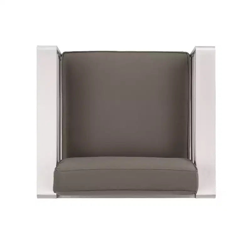Set da salotto Cape Coral 5 pezzi in alluminio e MGO con tavolo a focolare - Christopher Knight Home