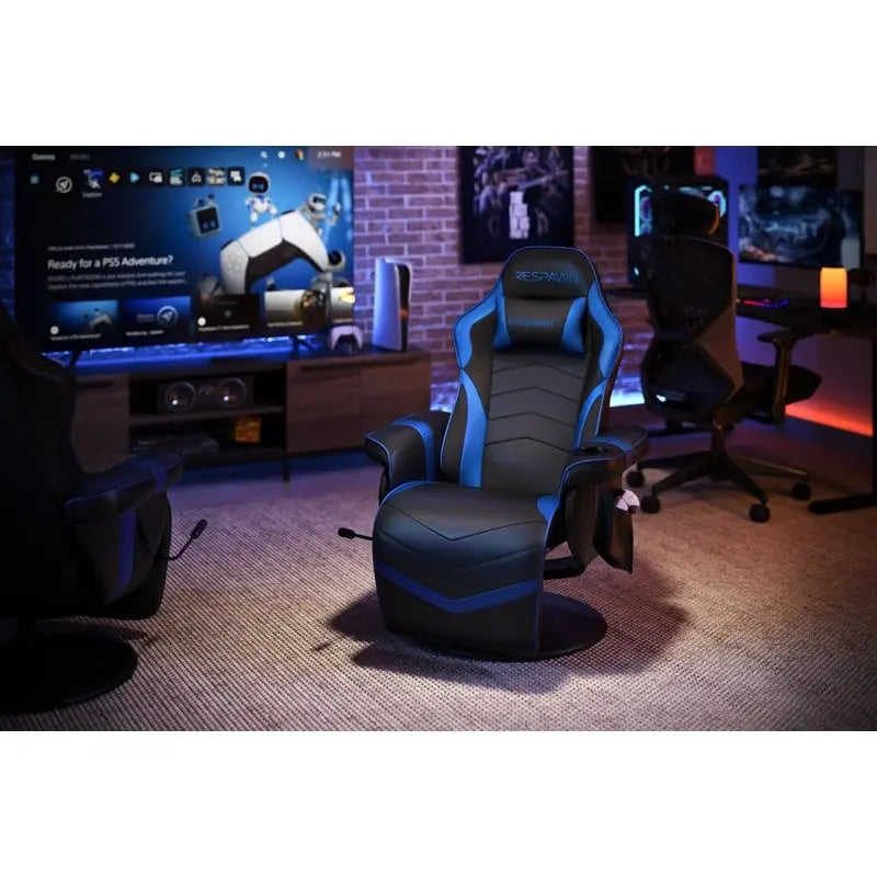 Poltrona da gaming reclinabile - Sedia da gaming reclinabile con poggiapiedi