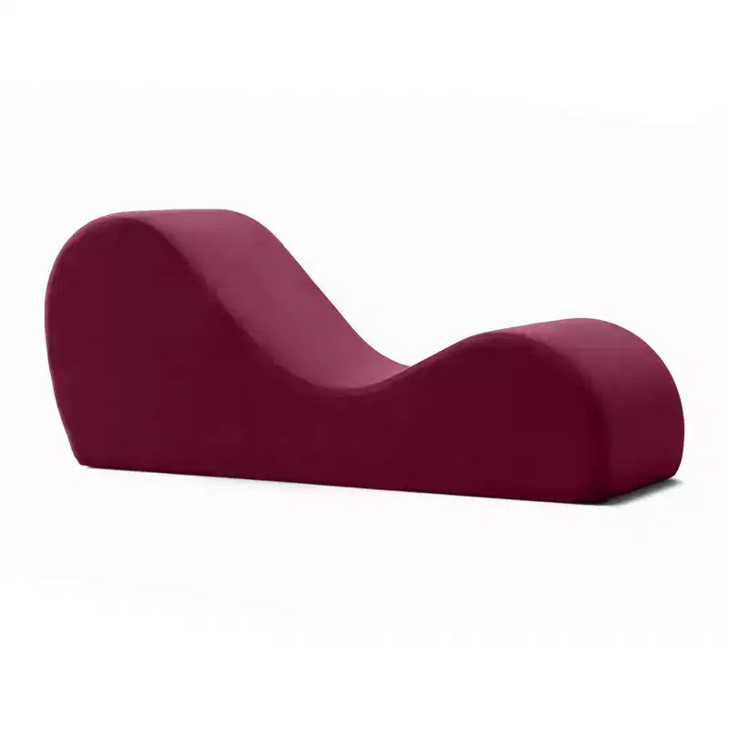 Chaise longue Avana Sleek per yoga - Prodotta negli USA - Ideale per stretching, relax, esercizio e altro, 60D x 18W x 26H pollici, grigio chiaro