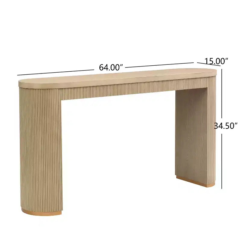 Christopher Knight Home Greta boerderij-eettafel met gecanneleerd blad op toonbankhoogte