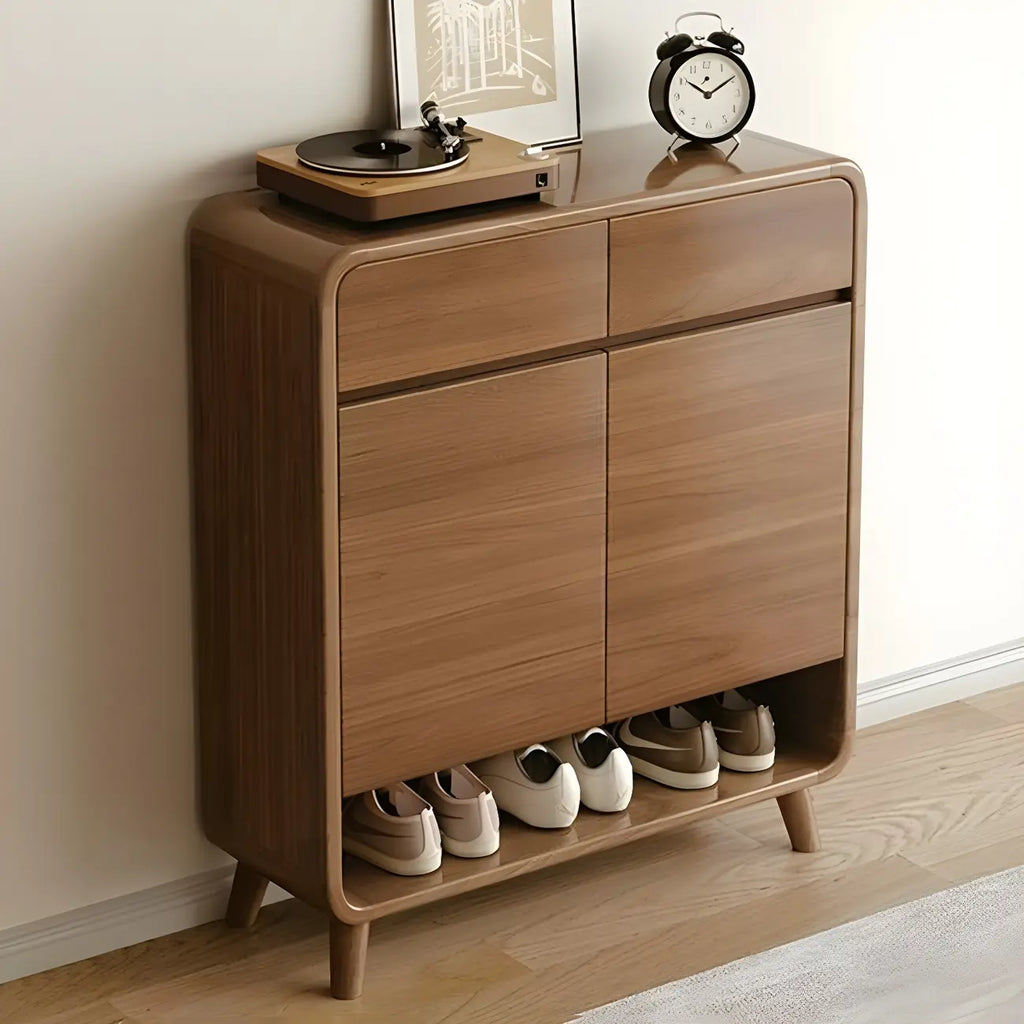 Mobile moderno di medie dimensioni per riporre le scarpe, in legno, per corridoio