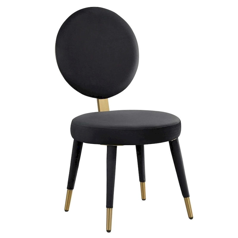 Set Morden Fort moderno e lussuoso composto da tavolo da pranzo rotondo e 4 sedie