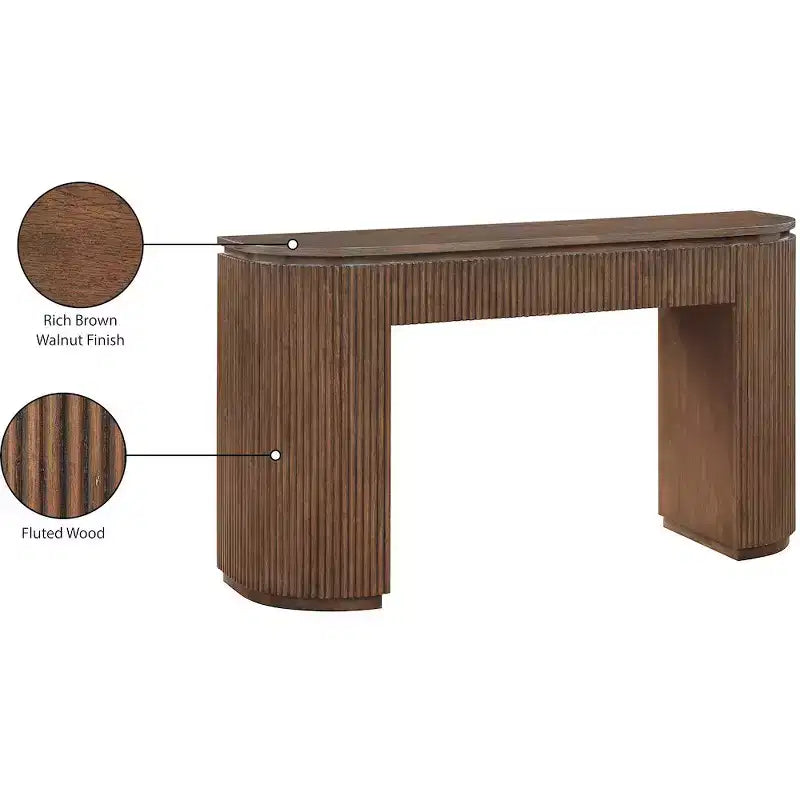 Tavolo consolle Astrid di Meridian Furniture