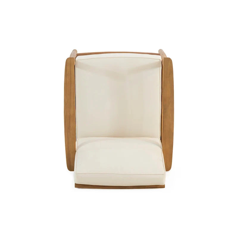 Set da conversazione da esterno Willowbrook in legno di acacia per 4 persone, di Christopher Knight Home