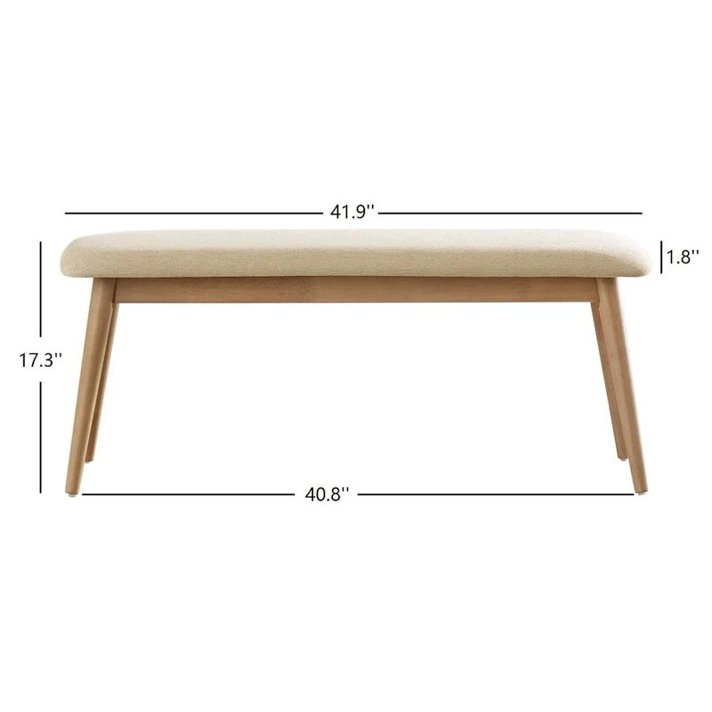 Set da pranzo affusolato in rovere norvegese e danese di iNSPIRE Q Modern