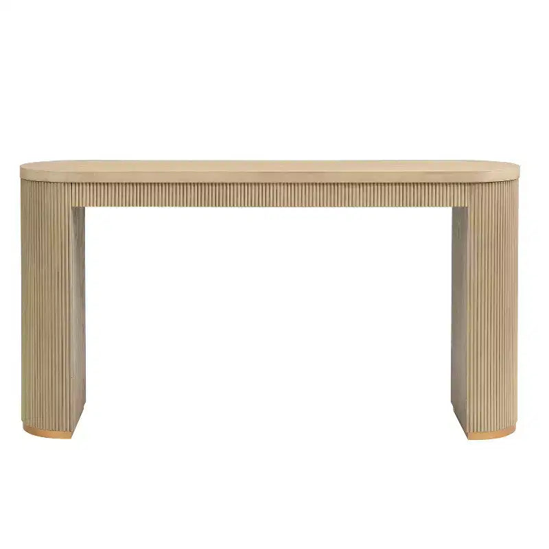 Christopher Knight Home Greta boerderij-eettafel met gecanneleerd blad op toonbankhoogte