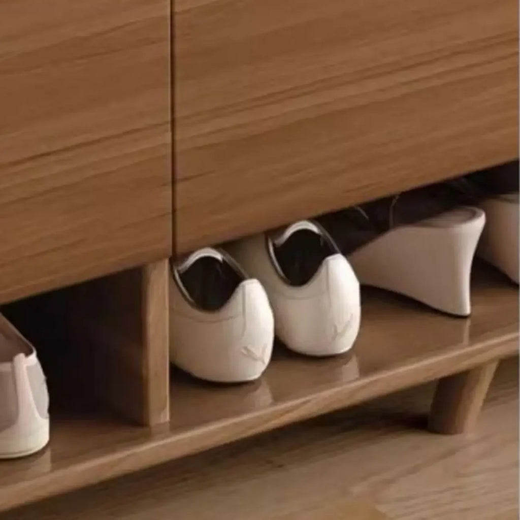 Mobile moderno di medie dimensioni per riporre le scarpe, in legno, per corridoio