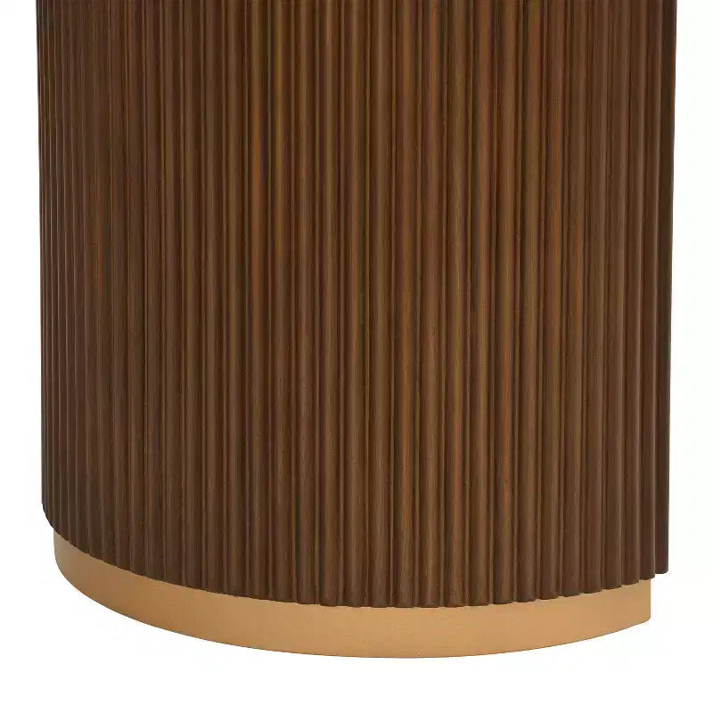 Christopher Knight Home Greta boerderij-eettafel met gecanneleerd blad op toonbankhoogte