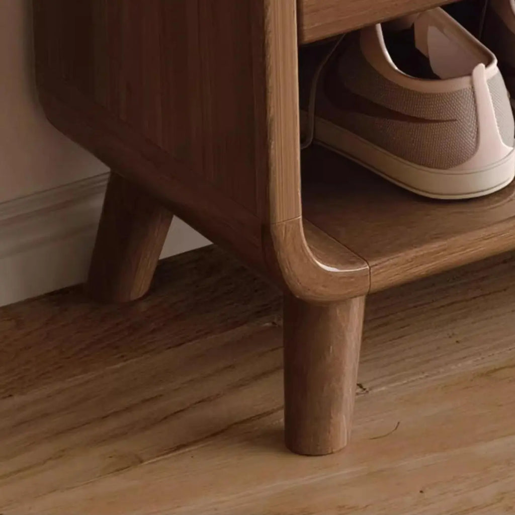 Mobile moderno di medie dimensioni per riporre le scarpe, in legno, per corridoio