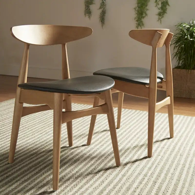 Set da pranzo affusolato in rovere norvegese e danese di iNSPIRE Q Modern