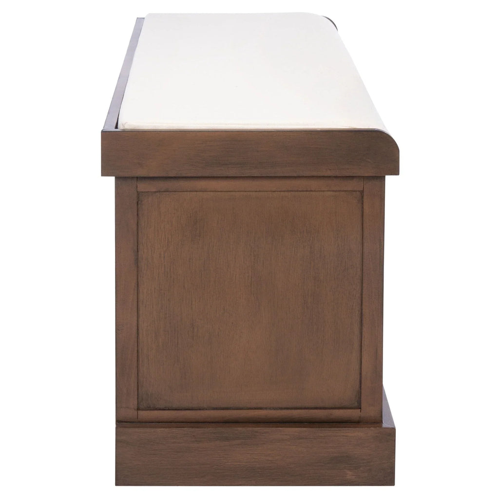 Bank tal-ħażna SAFAVIEH Fiorello bi 3 kxaxen u kuxxin - 47.3 W x 15 L x 19 H - 47Wx15Dx19H