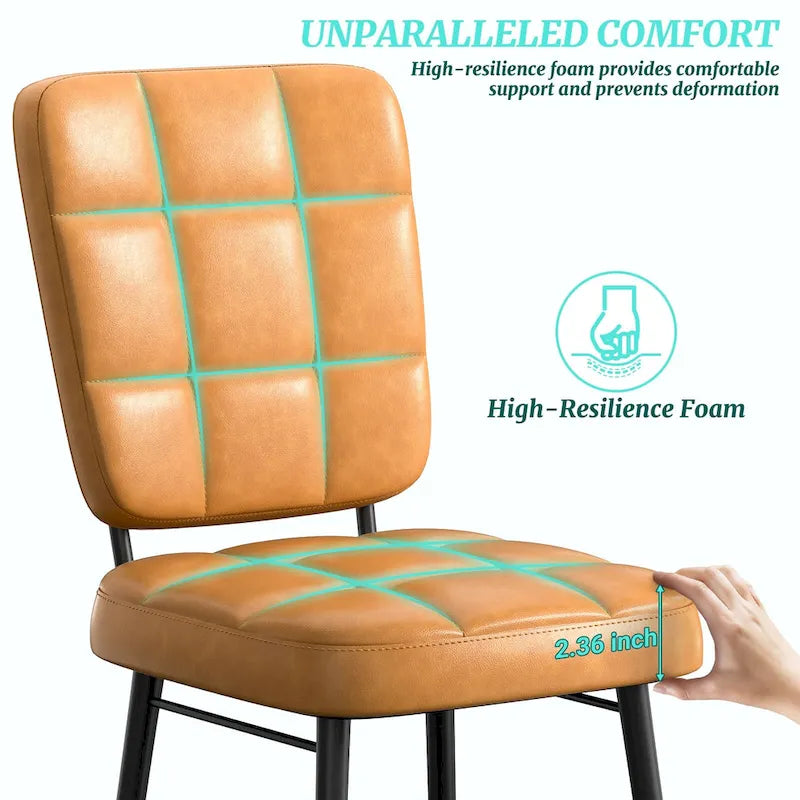 Sedie da Pranzo Moderne Set da 2/4/6/8, Sedie da Cucina Imbottite con Cuscino Spesso per Sala da Pranzo