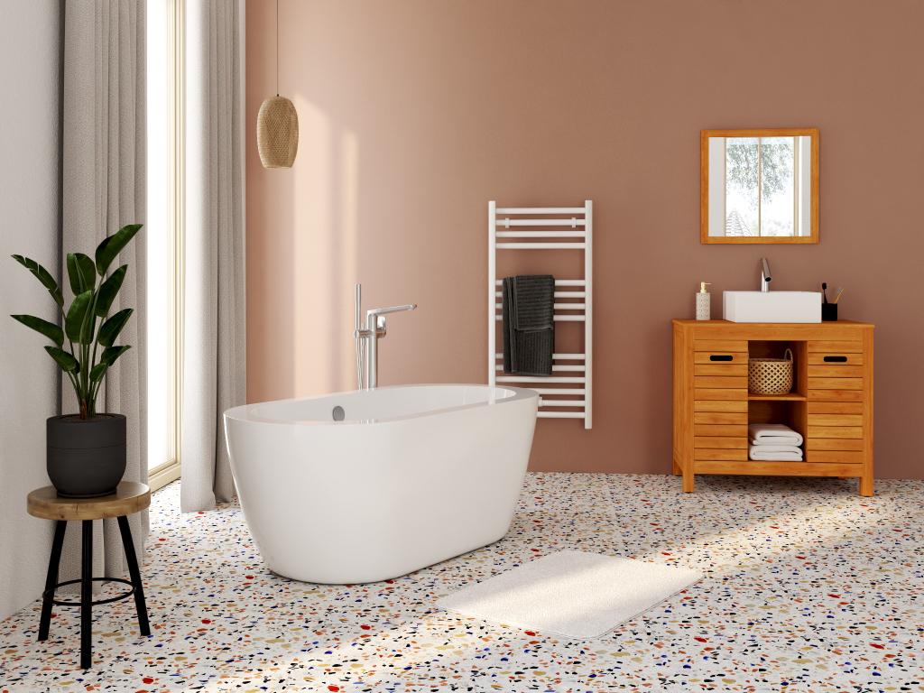 Vasca centro stanza - 178L - 149x75x58cm - Bianca - Acrilico - Doucezen