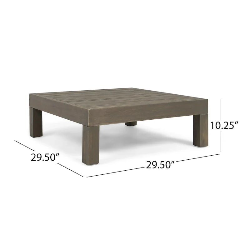 Set da conversazione da esterno Brava in legno di acacia, 6 pezzi, di Christopher Knight Home