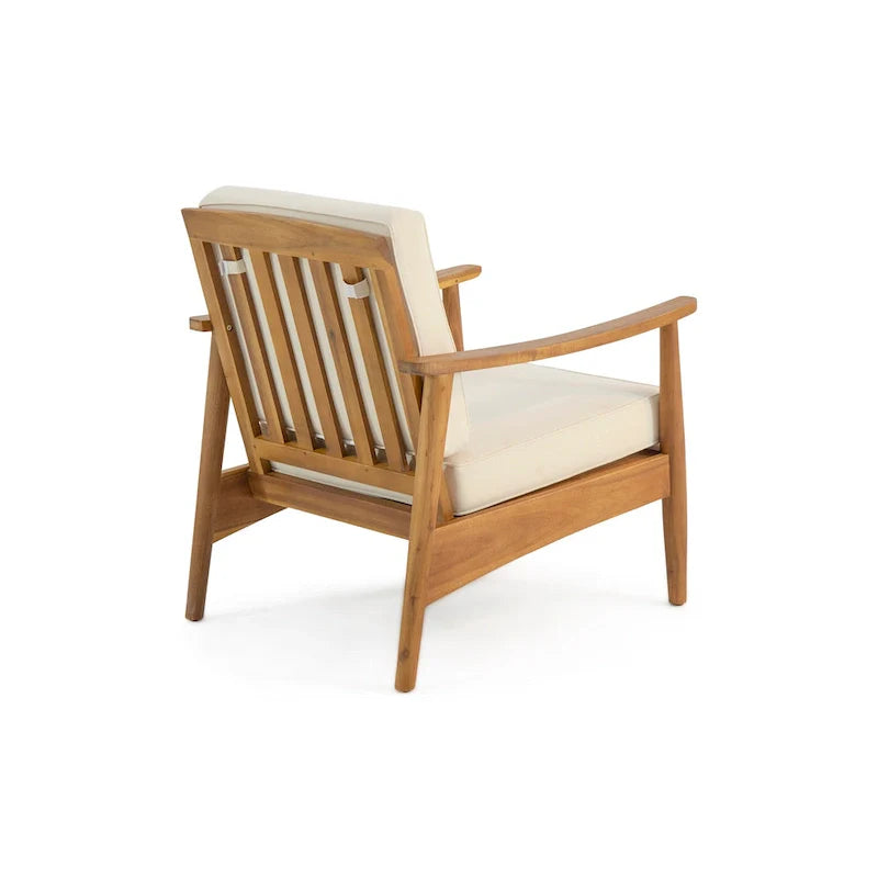 Set da conversazione da esterno Willowbrook in legno di acacia per 4 persone, di Christopher Knight Home